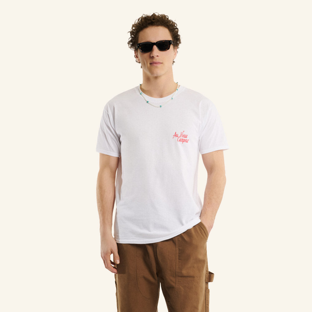 T-shirt Montagne - Blanc