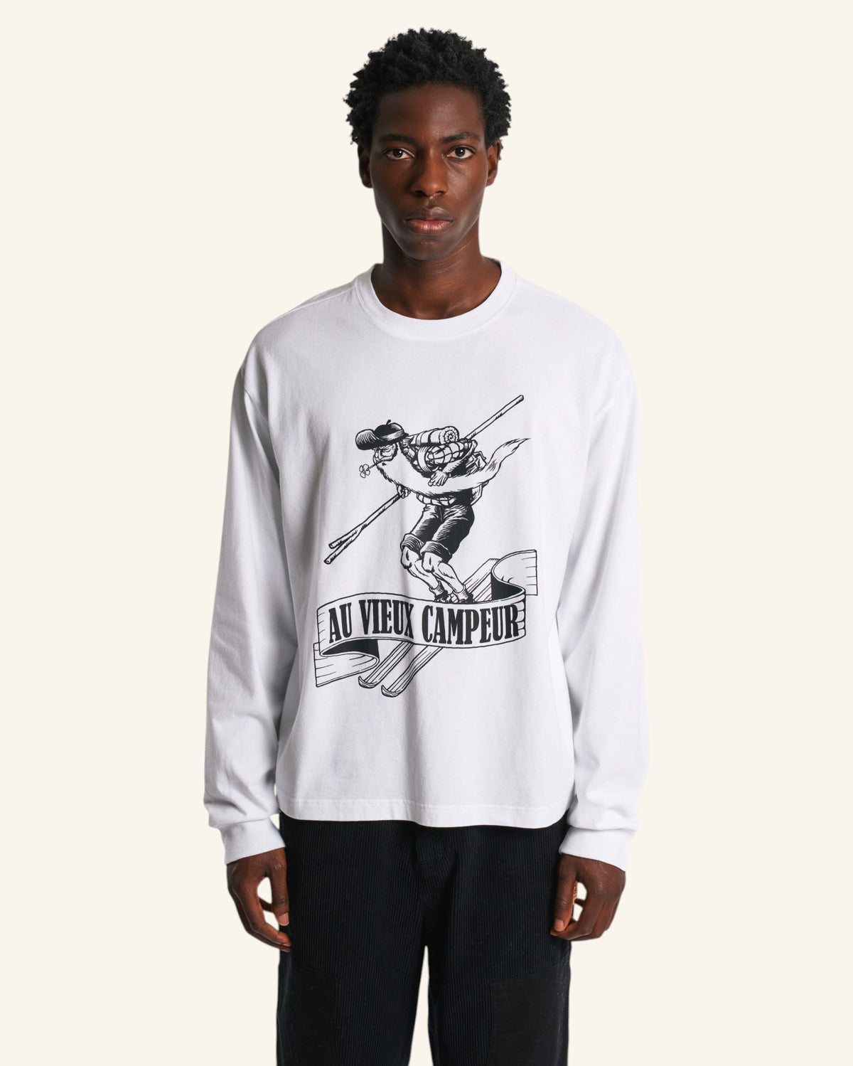 Skieur T-Shirt - White