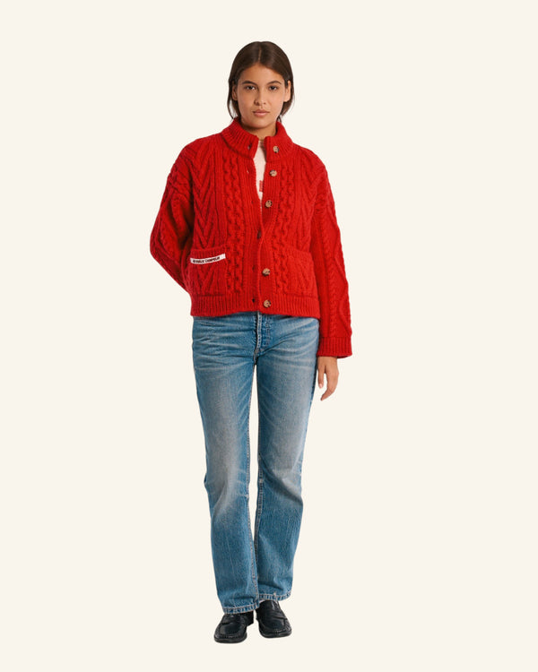 Cardigan Elena - Rouge