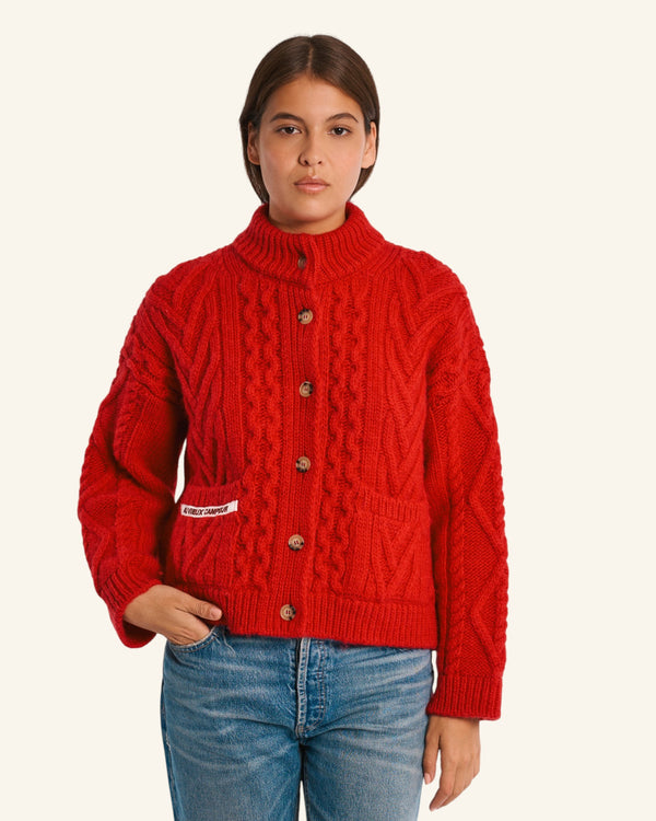 Cardigan Elena - Rouge