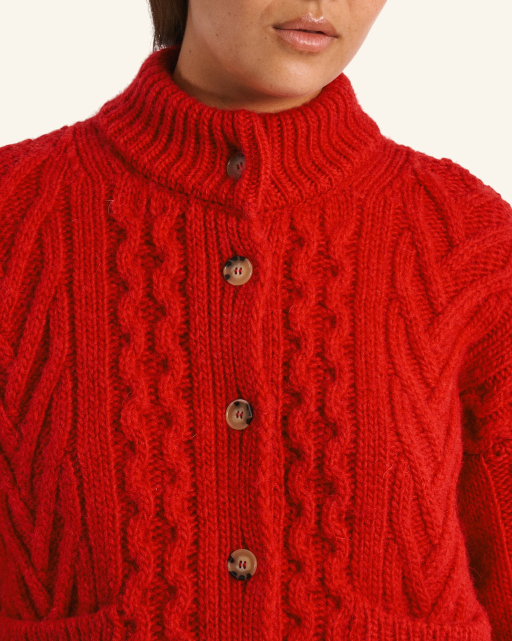 Cardigan Elena - Rouge