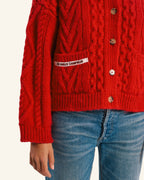 Cardigan Elena - Rouge