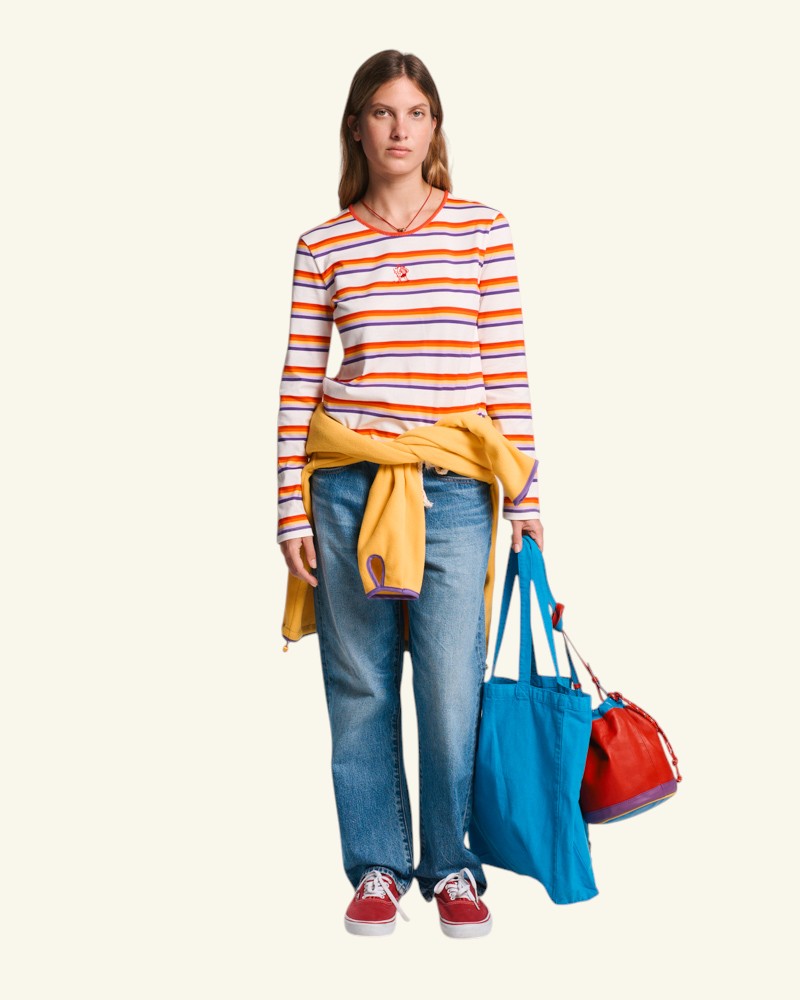 T-shirt Bianca - Ecru & Multi