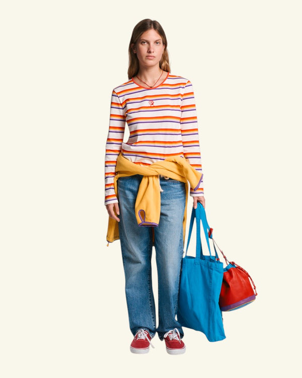 T-shirt Bianca - Ecru & Multi