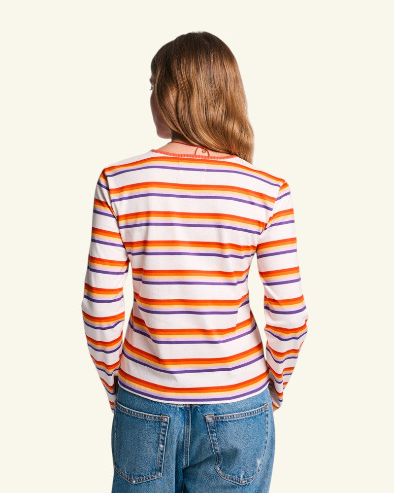 T-shirt Bianca - Ecru & Multi