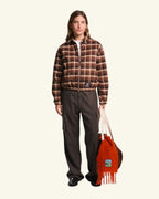 Veste Claudine Carreaux - Marron