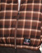 Veste Claudine Carreaux - Marron