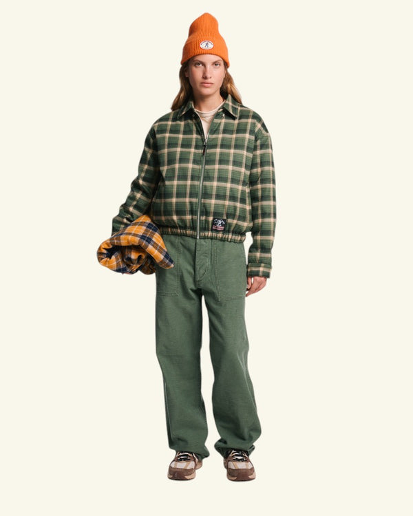 Veste Claudine Carreaux - Vert