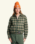 Veste Claudine Carreaux - Vert