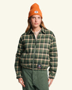Veste Claudine Carreaux - Vert