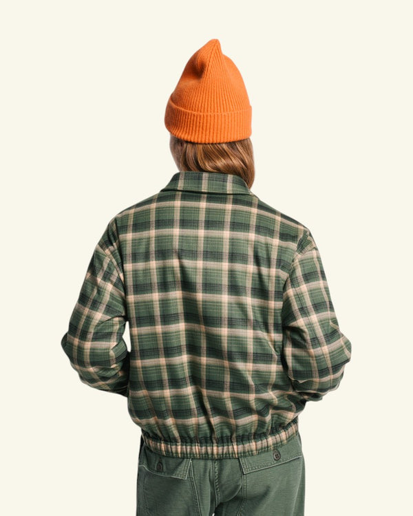 Veste Claudine Carreaux - Vert