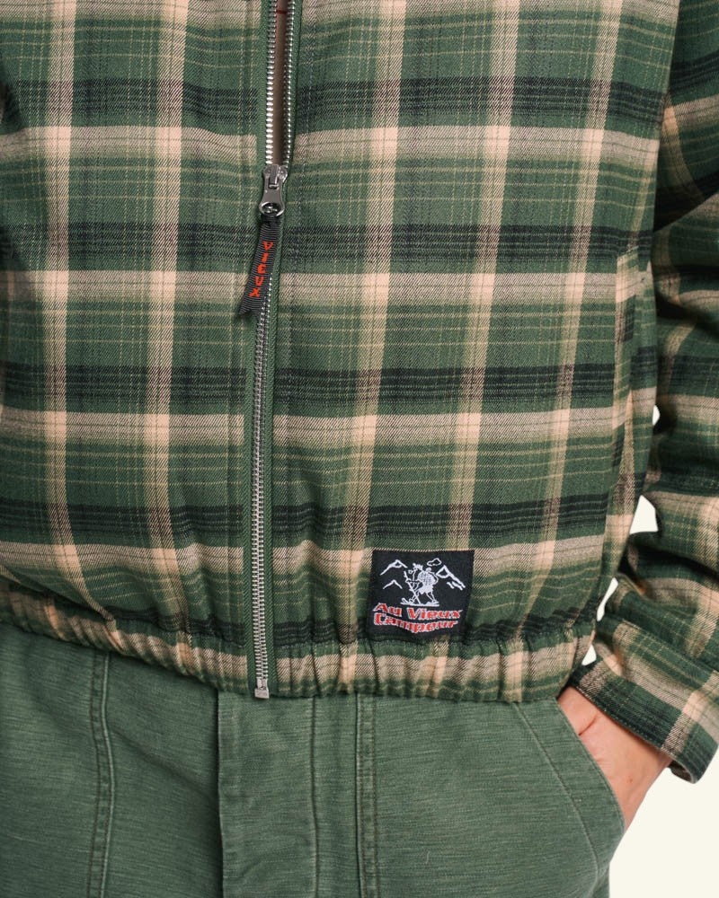 Veste Claudine Carreaux - Vert