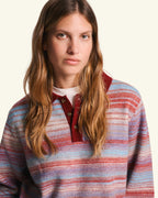 Pull Hugo - Bordeaux & Bleu