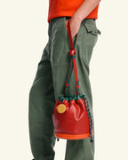 Sac Grimpeur - Bordeaux Vert & Orange