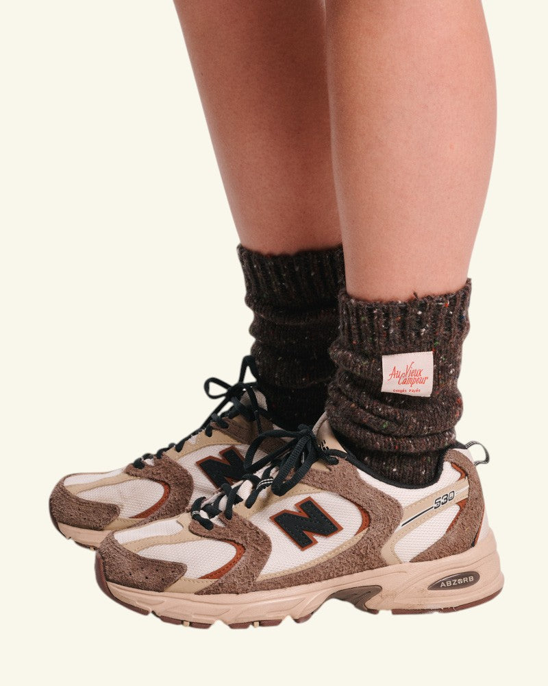 Chaussettes Fenway - Marron