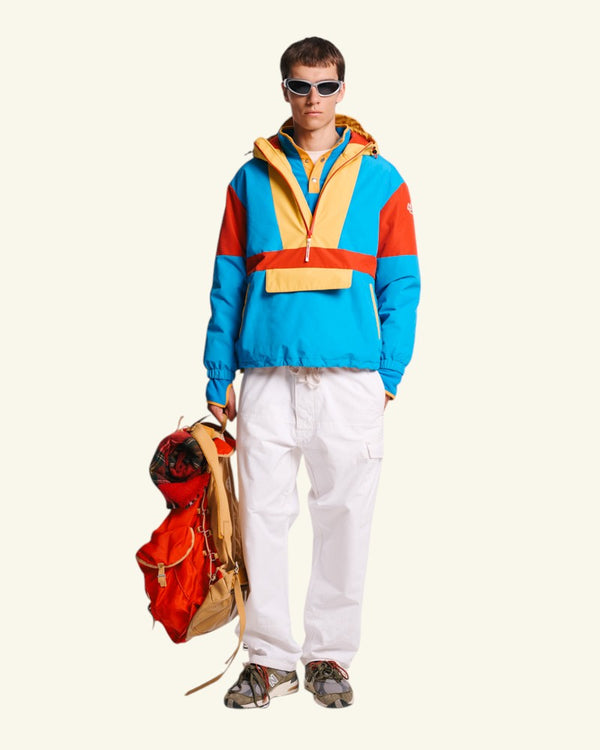 Anorak Zephyr - Bleu Rouge & Jaune