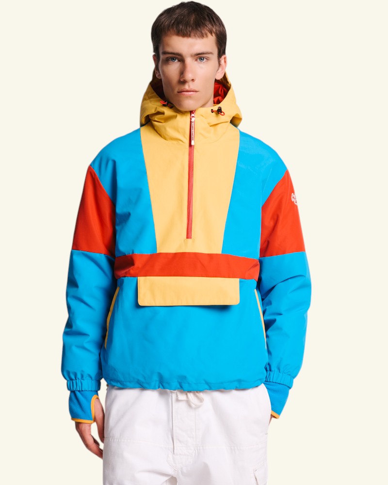 Anorak Zephyr - Bleu Rouge & Jaune
