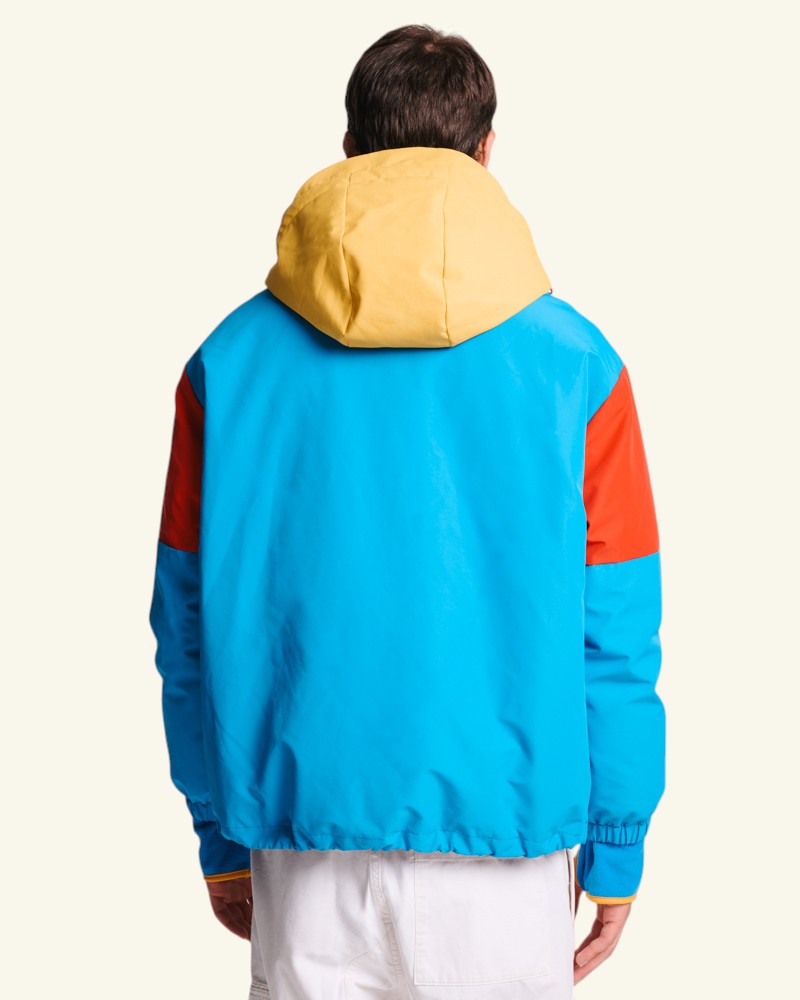 Anorak Zephyr - Bleu Rouge & Jaune