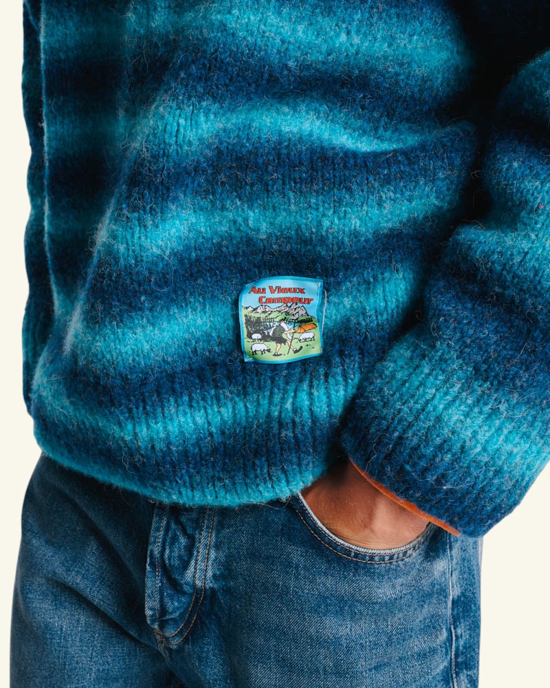 Pull Livio - Marine & Bleu