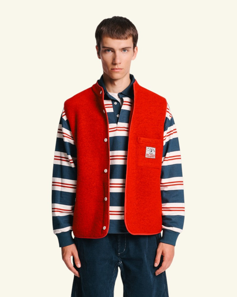 Veste Sans Manche Louison - Rouge