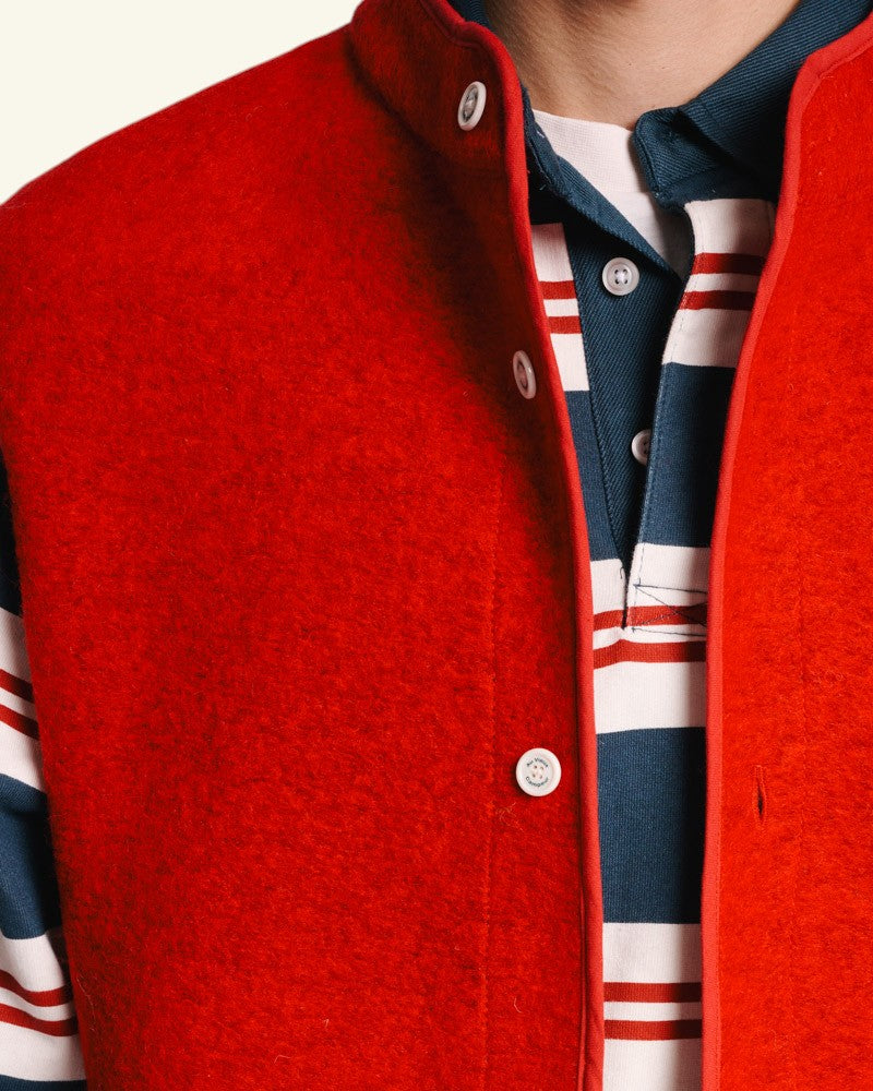 Veste Sans Manche Louison - Rouge