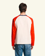 T-shirt Jace - Ecru Rouge & Bleu