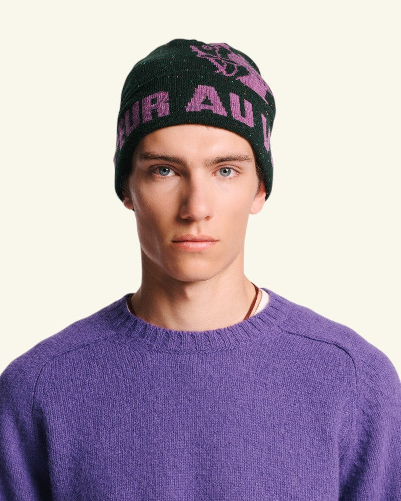 Bonnet Achille - Vert & Mauve