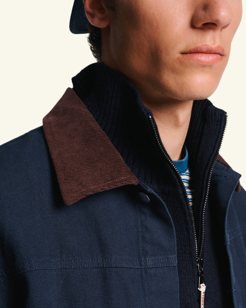 Veste Henri - Marine & Chocolat