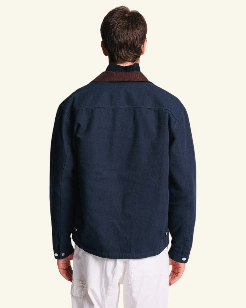 Veste Henri - Marine & Chocolat