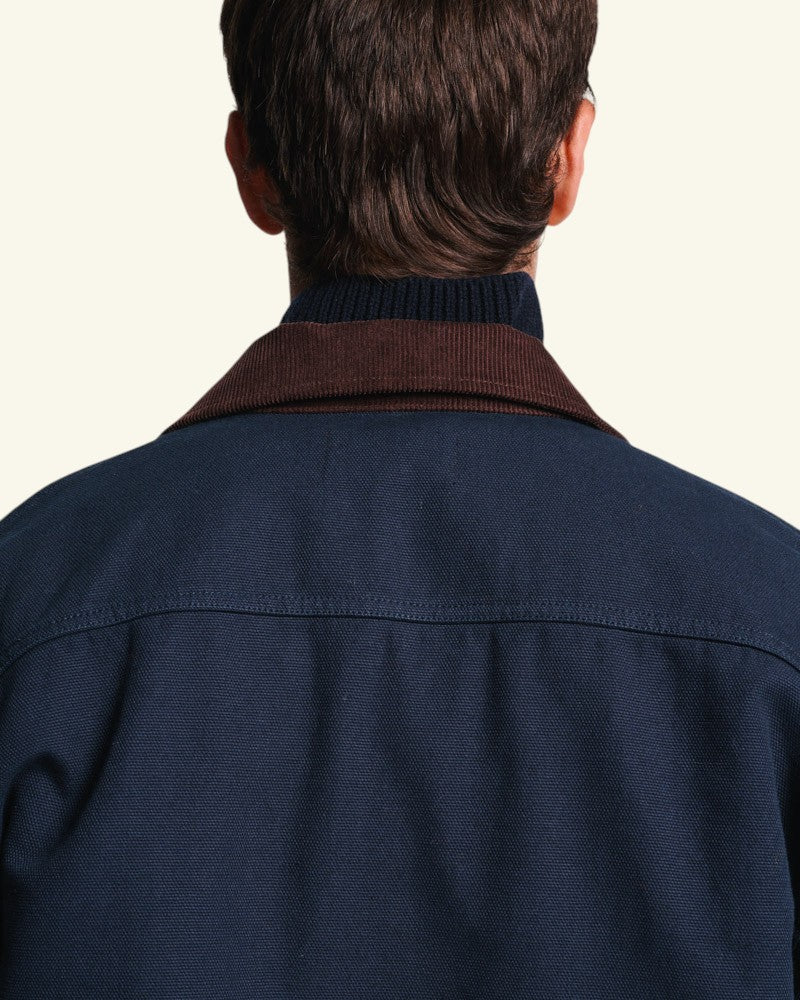 Veste Henri - Marine & Chocolat