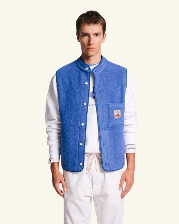 Veste Sans Manche Louison - Bleu Royal
