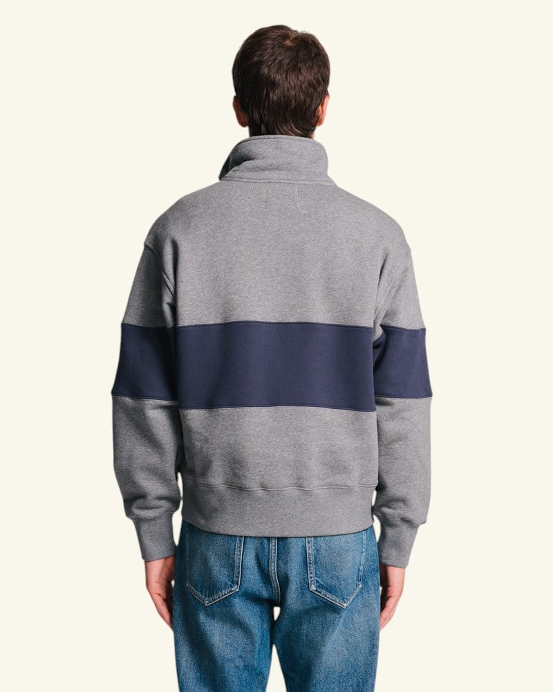 Sweat VC Vintage - Gris & Marine
