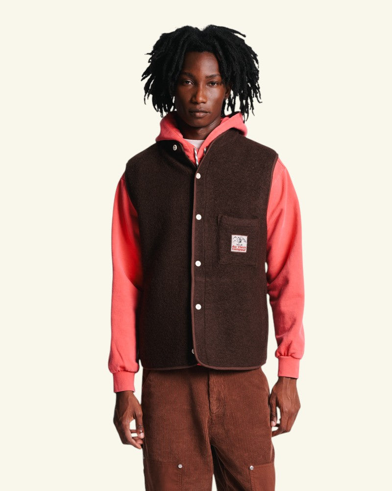 Veste Sans Manche Louison - Marron