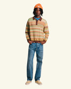 Pull Hugo - Marron & Jaune