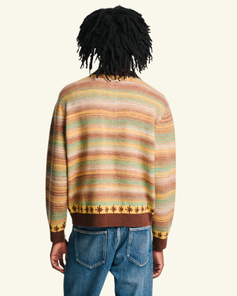 Pull Hugo - Marron & Jaune