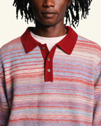 Pull Hugo - Bordeaux & Bleu