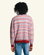 Pull Hugo - Bordeaux & Bleu