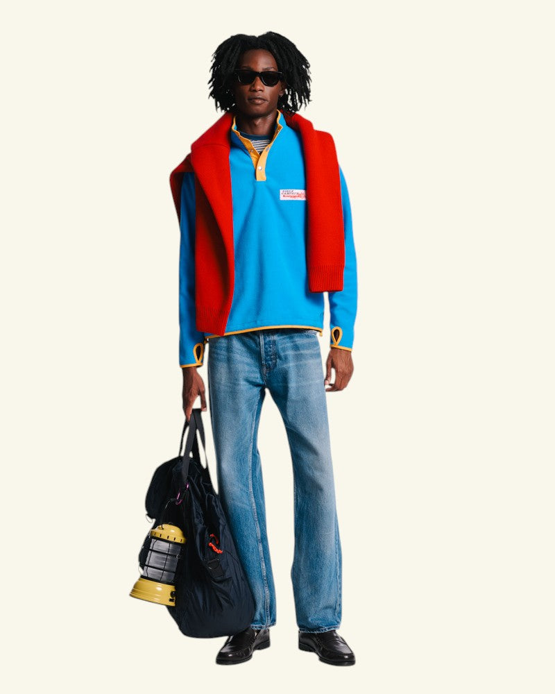 Polaire Jasper - Bleu