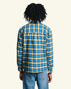 Chemise Elmer Flanelle - Bleu & Jaune