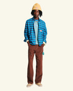 Chemise Elmer Flanelle - Marine & Bleu