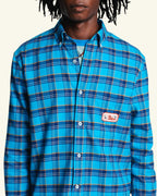 Chemise Elmer Flanelle - Marine & Bleu