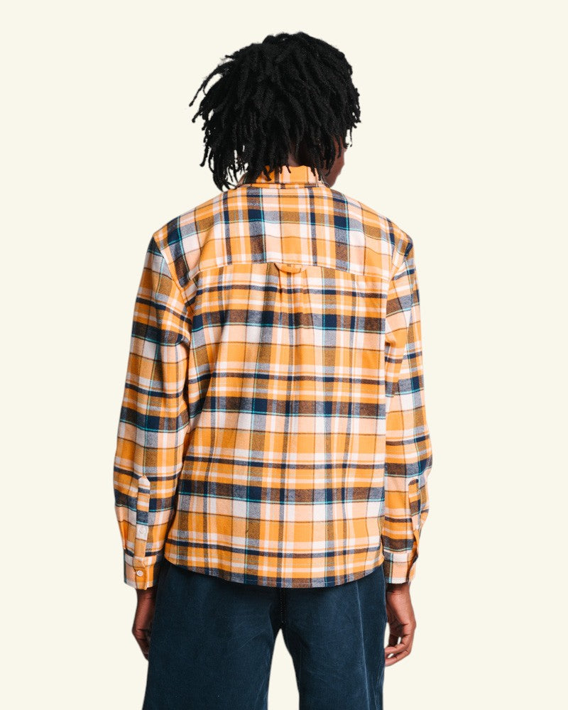Chemise Elmer Flanelle - Jaune & Marine