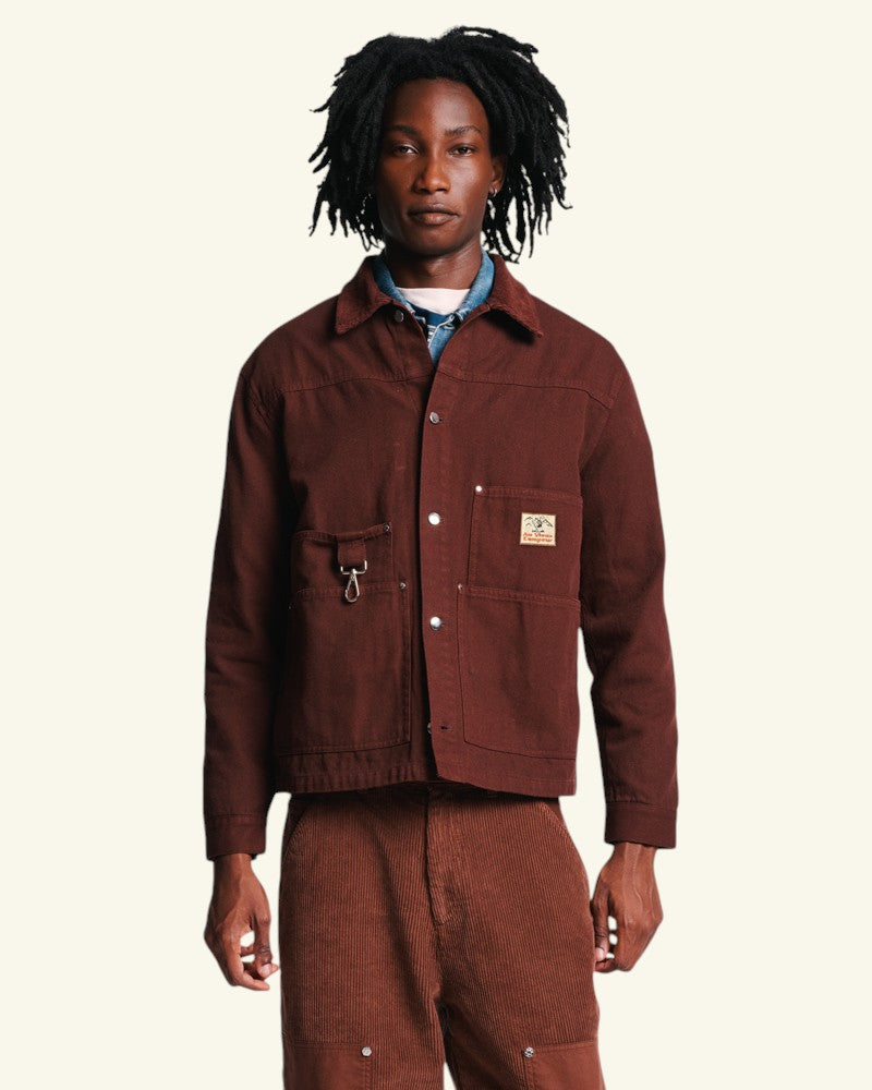 Veste Canva Henri - Chocolat