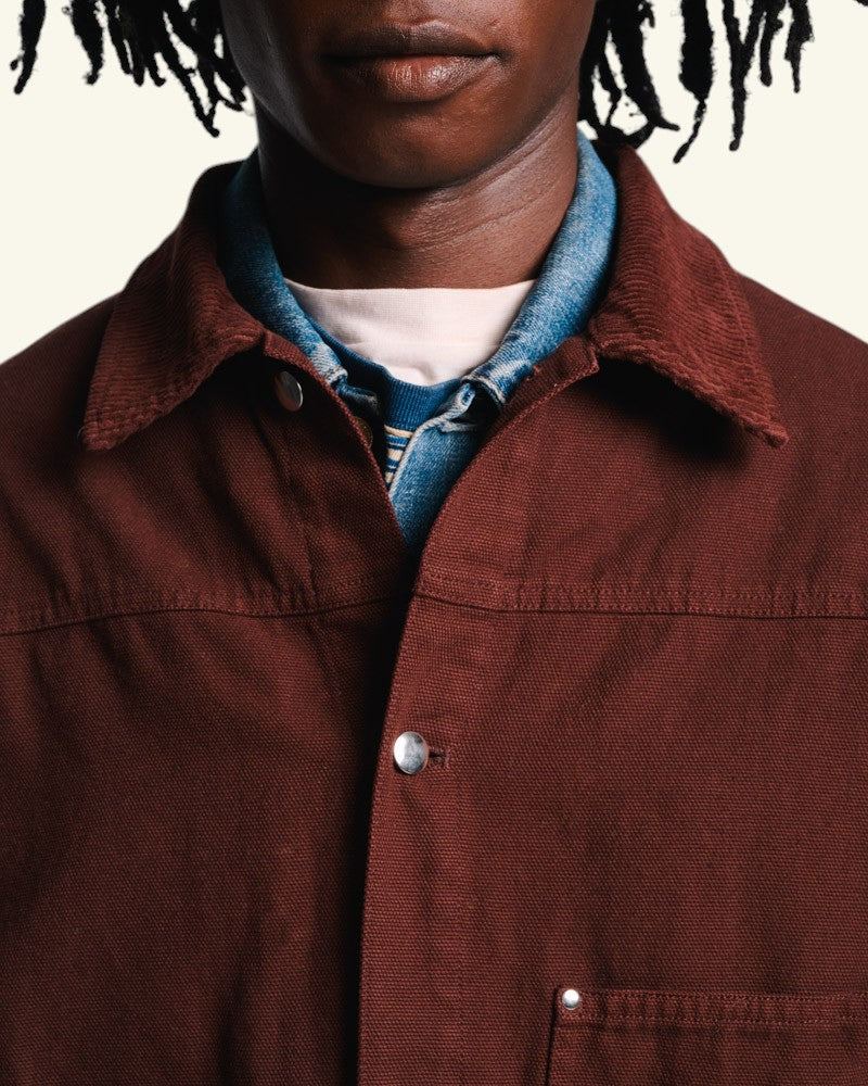 Veste Canva Henri - Chocolat