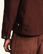 Veste Canva Henri - Chocolat