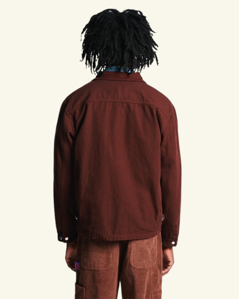 Veste Canva Henri - Chocolat