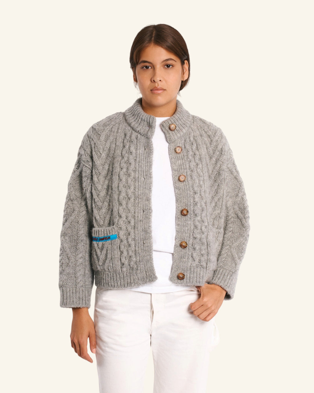 Cardigan Elena - Gris Chiné