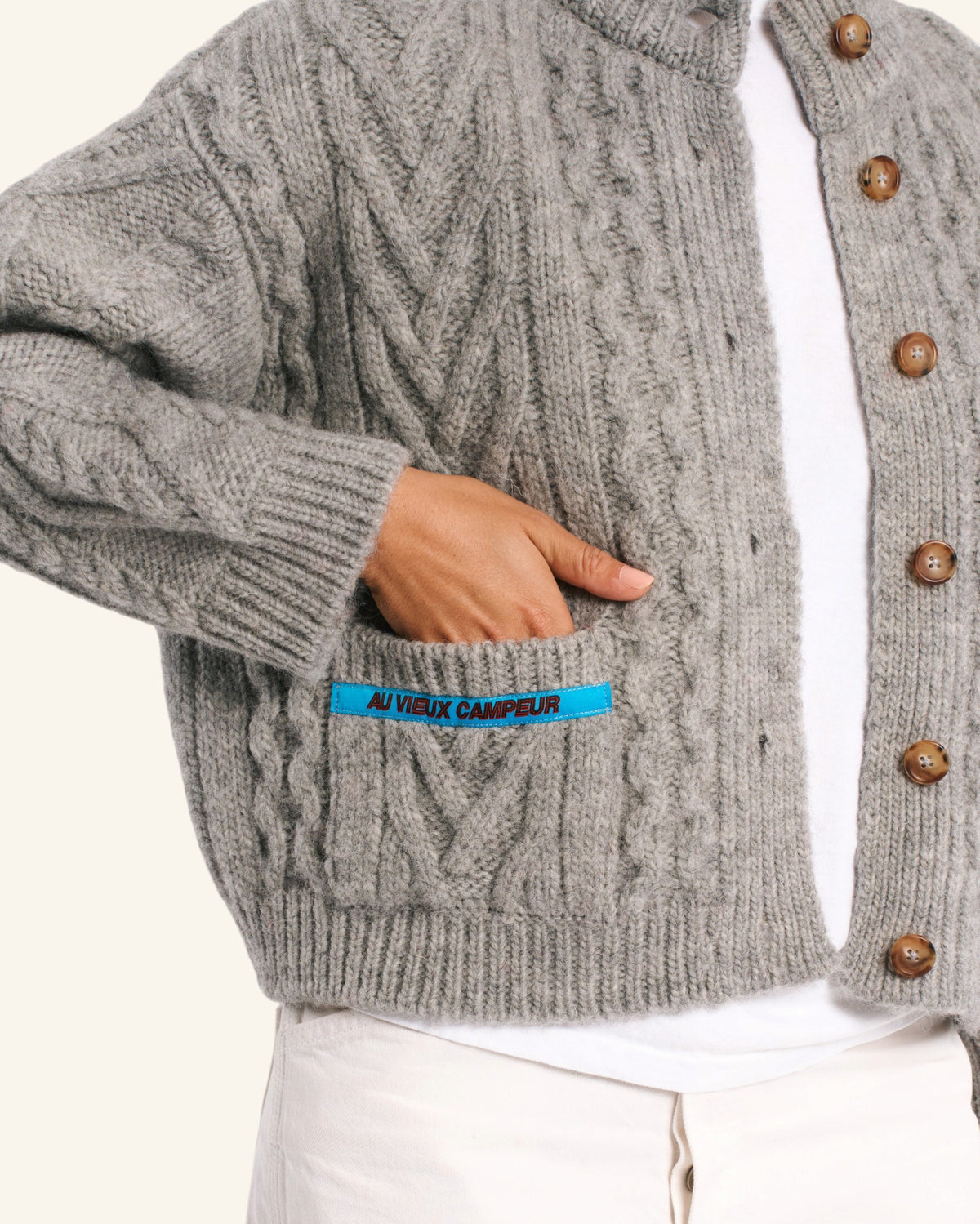 Cardigan Elena - Gris Chiné