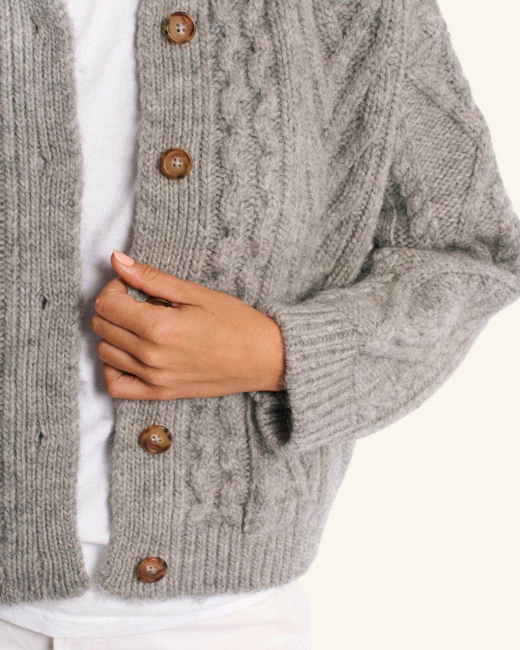 Cardigan Elena - Gris Chiné