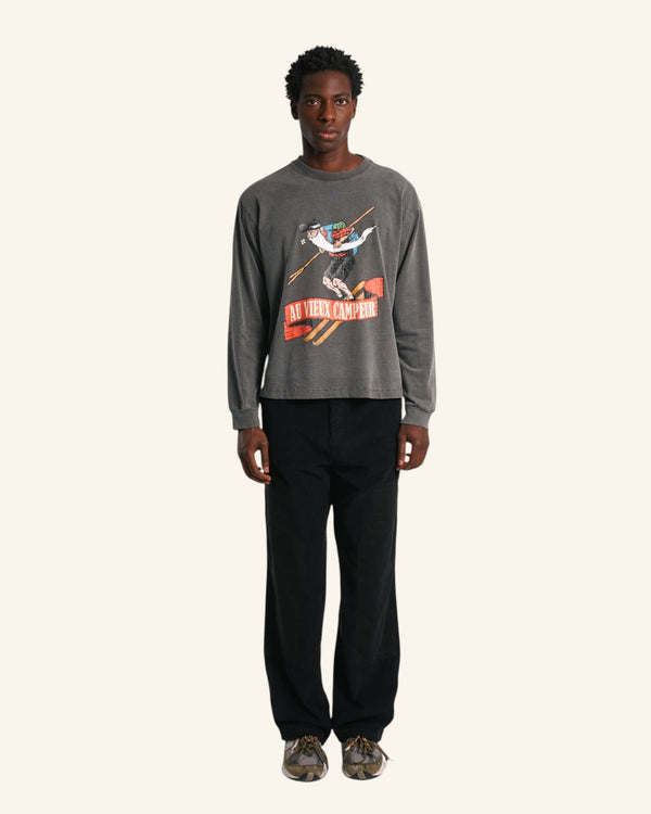 Skieur T-Shirt - Washed Black